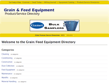 Tablet Screenshot of grainfeedequipment.com